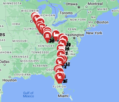 Orlando to Chiacgo Motorhome Adventure